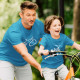 Matching T-shirt Set for Mother and Baby Bicycle