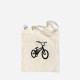 Saco de Pano com Desenho de Bicicleta para Criança