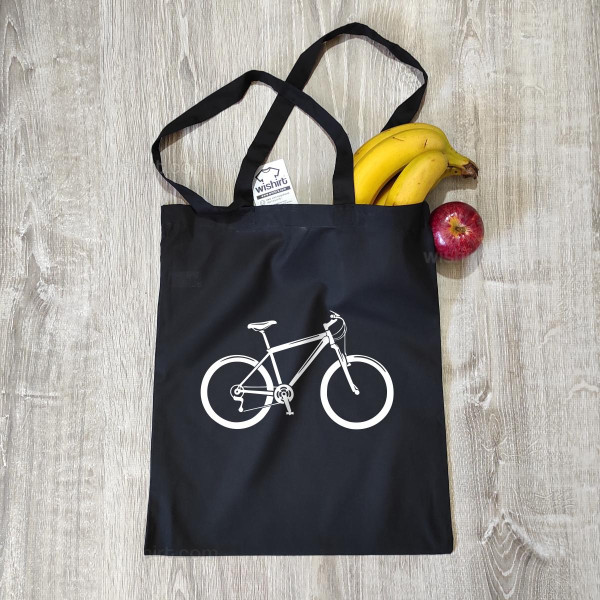 Saco de Pano com Desenho de Bicicleta para Homem