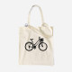 Saco de Pano com Desenho de Bicicleta para Mulher