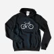 Hoodie with Bicycle Design for Men Hoodie with Bicycle Design for Men