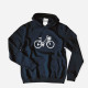 Plus Size Hoodie with Bicycle for Women