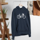 Plus Size Hoodie with Bicycle for Women