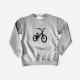 Sweatshirt com Desenho de Bicicleta para Criança