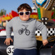 Sweatshirt com Desenho de Bicicleta para Criança