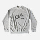 Sweatshirt with Bicycle Design for Men