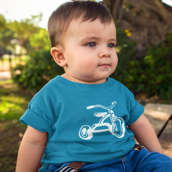 Matching T-shirt Set for Mother and Baby Bicycle