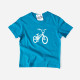 T-shirt com Desenho de Bicicleta para Criança