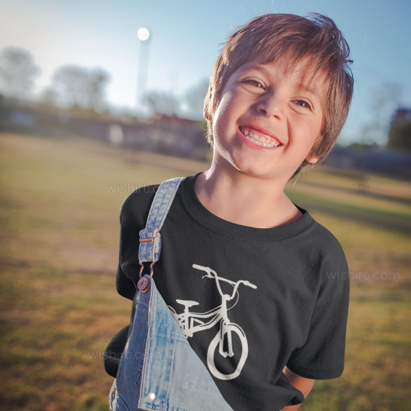 T-shirt with Bicycle Design for Children