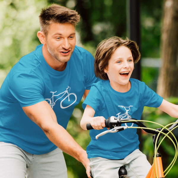 T-shirt with Bicycle Design for Children