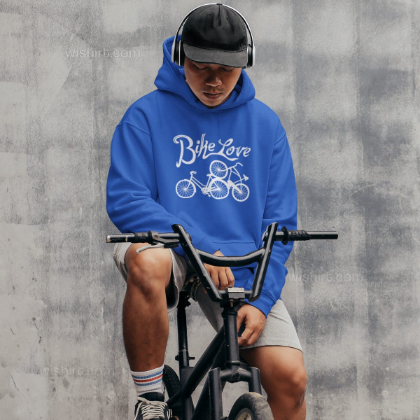 Sweatshirt com Capuz Bike Love