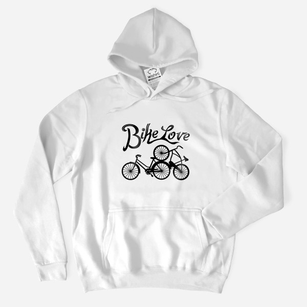 Sweatshirt com Capuz Tamanho Grande Bike Love