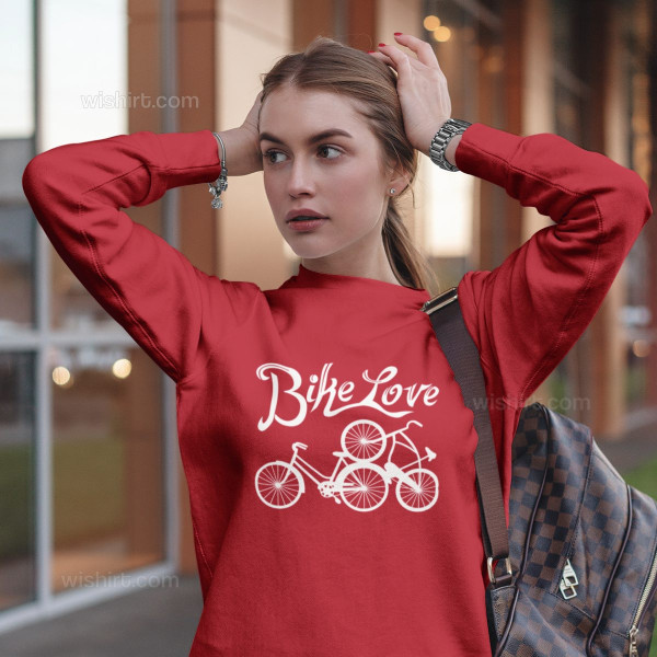 Sweatshirt Bike Love