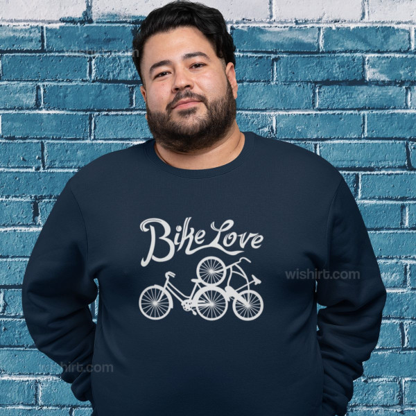 Bike Love Large Size Sweatshirt