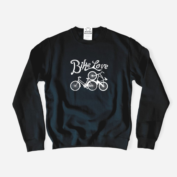 Bike Love Large Size Sweatshirt