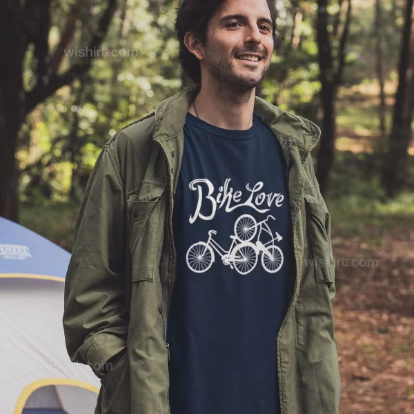 Bike Love Men's Long Sleeve T-shirt Bike Love Men's Long Sleeve T-shirt