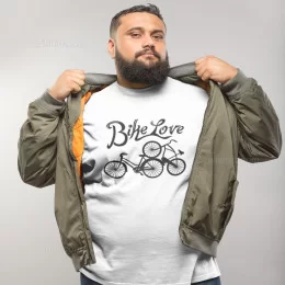 Bike Love Large Size Long Sleeve T-shirt