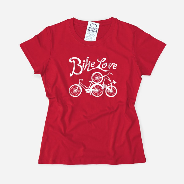 T-shirt Bike Love para Mulher
