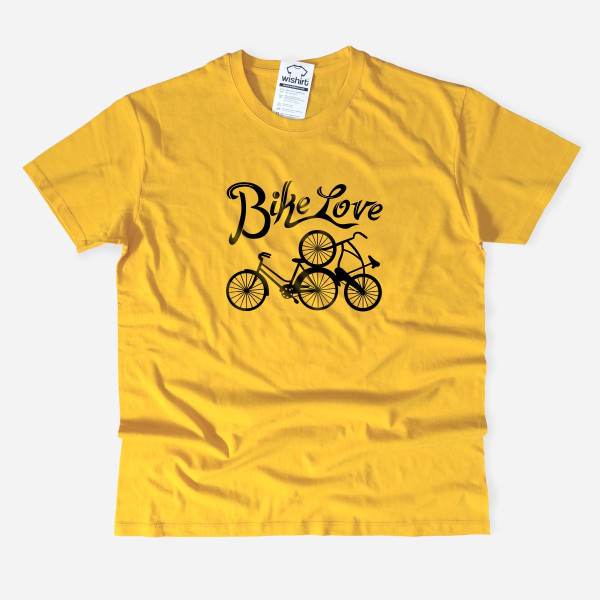 T-shirt Tamanho Grande Bike Love