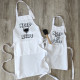 Matching Aprons for Dad and Daughter Need Beer Need Juice