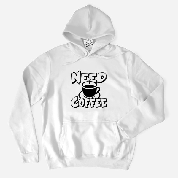 Sweatshirt com Capuz Need Coffee