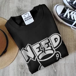 Need Coffee Large Size Sweatshirt