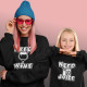 Matching Sweatshirts Mom and Daughter Need Wine Need Juice