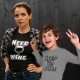 Long Sleeve T-shirts for Mom and Son Need Wine Need Juice