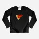 T-shirt Manga Comprida Fatia de Pizza para Criança T-shirt Manga Comprida Fatia de Pizza para Criança
