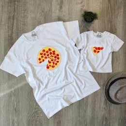 Pizza Large Size T-shirt