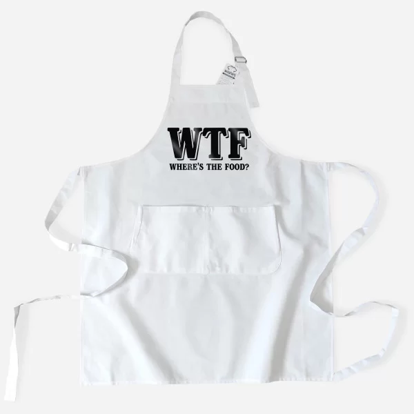 WTF - Where’s the Food Adult Apron WTF - Where’s the Food Adult Apron