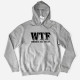 Sweatshirt com Capuz Tamanhos Grandes WTF - Where’s the Food