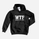 Sweatshirt com Capuz WTF - Where’s the Food para Criança