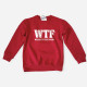 Sweatshirt WTF - Where’s the Food para Criança