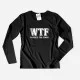 T-shirt Manga Comprida WTF - Where’s the Food para Mulher T-shirt Manga Comprida WTF - Where’s the Food para Mulher