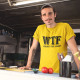 T-shirt WTF - Where’s the Food para Homem