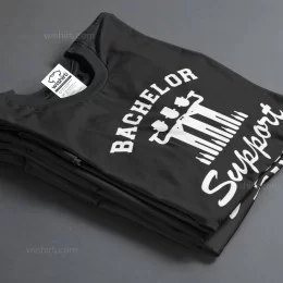 Bachelor Support Team Large Size T-shirt