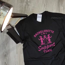 T-shirt Tamanho Grande Bachelorette Support Team