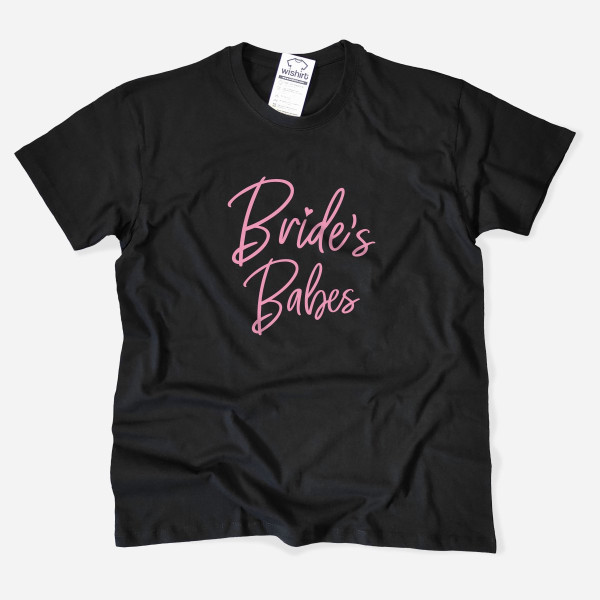 Bride's Babes Large Size T-shirt for Bachelorette Party