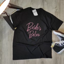 Bride's Babes Large Size T-shirt for Bachelorette Party