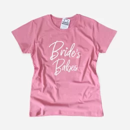 T-shirt Bride's Babes para Despedida de Solteira