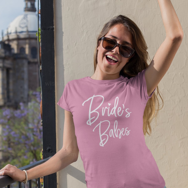 T-shirt Bride's Babes para Despedida de Solteira