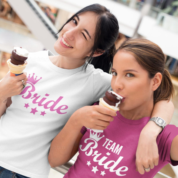 Team Bride T-shirt for Bachelorette Party