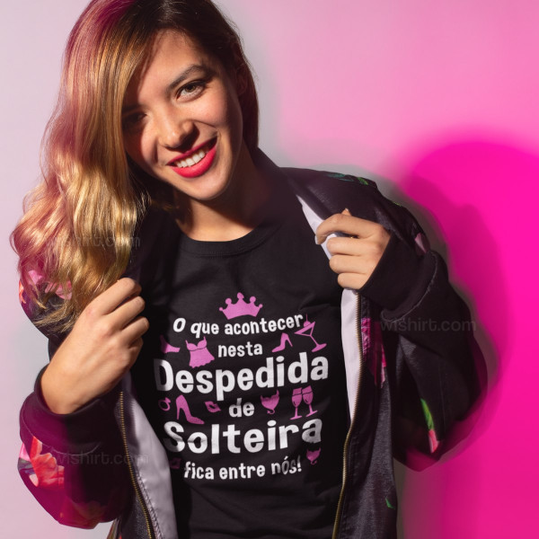 Conjunto T-shirts O que Acontecer nesta Despedida Solteira