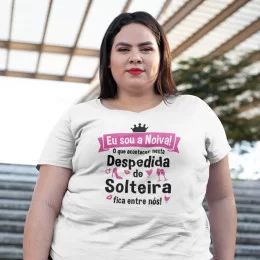 Noiva O que Acontecer Despedida Solteira Plus Size T-shirt 