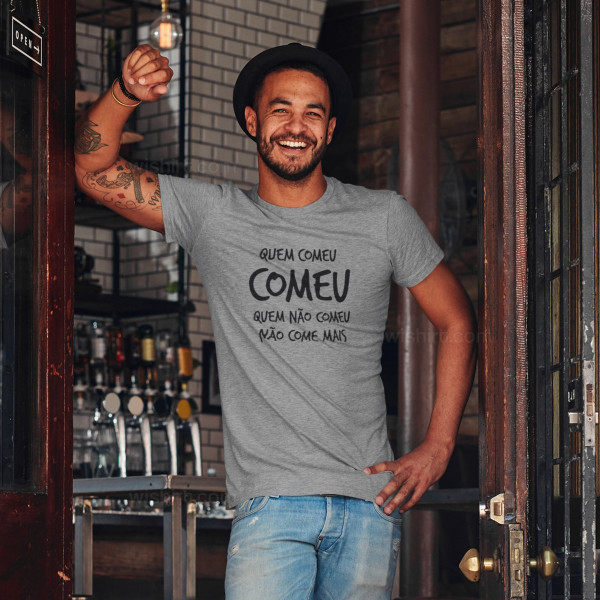 Quem Comeu Comeu Men's T-shirt