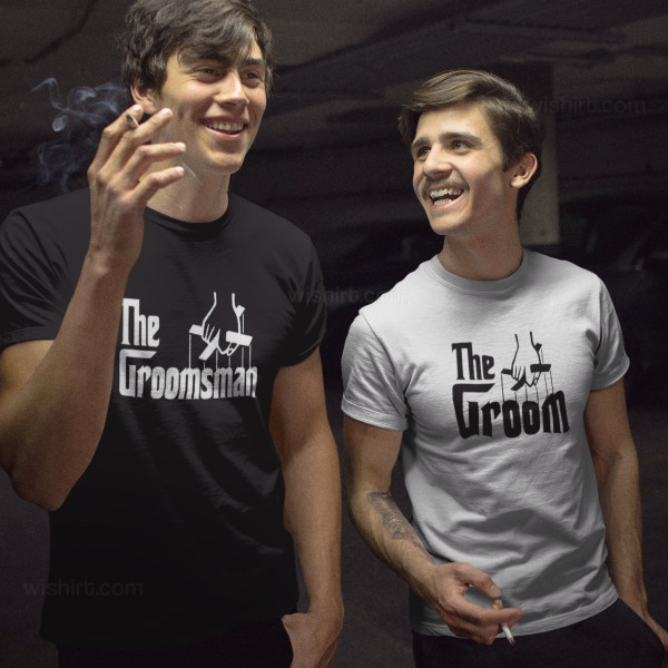 Conjunto de T-shirts The Groom - The Groomsman