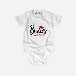 Babygrow Besties Since - Ano Personalizável