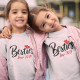 T-shirt para Criança Besties Since - Ano Personalizável