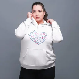 Mãe Carinhosa Large Size Hoodie